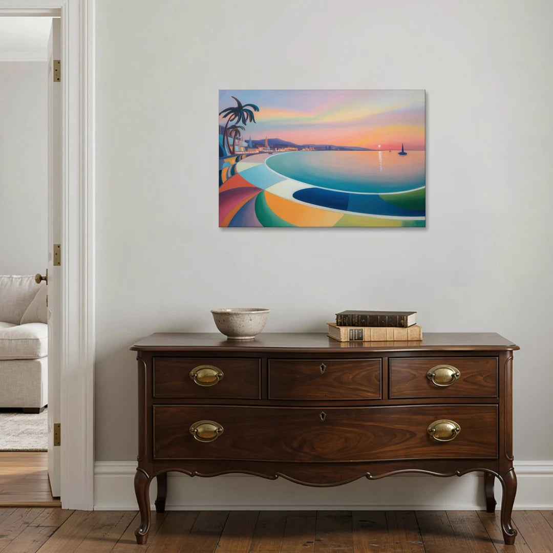 La Paz Malecón Sunset - Canvas Wall Art - Coffee Table - 36x24