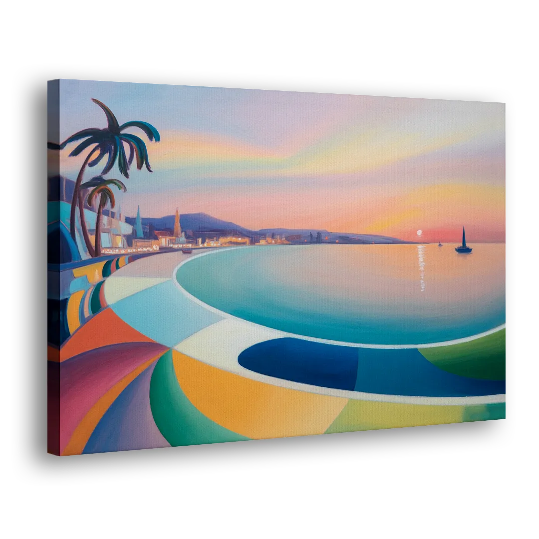 La Paz Malecón Sunset Side - Canvas Wall Art