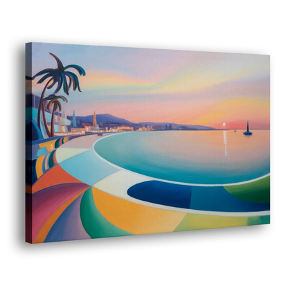La Paz Malecón Sunset Side - Canvas Wall Art