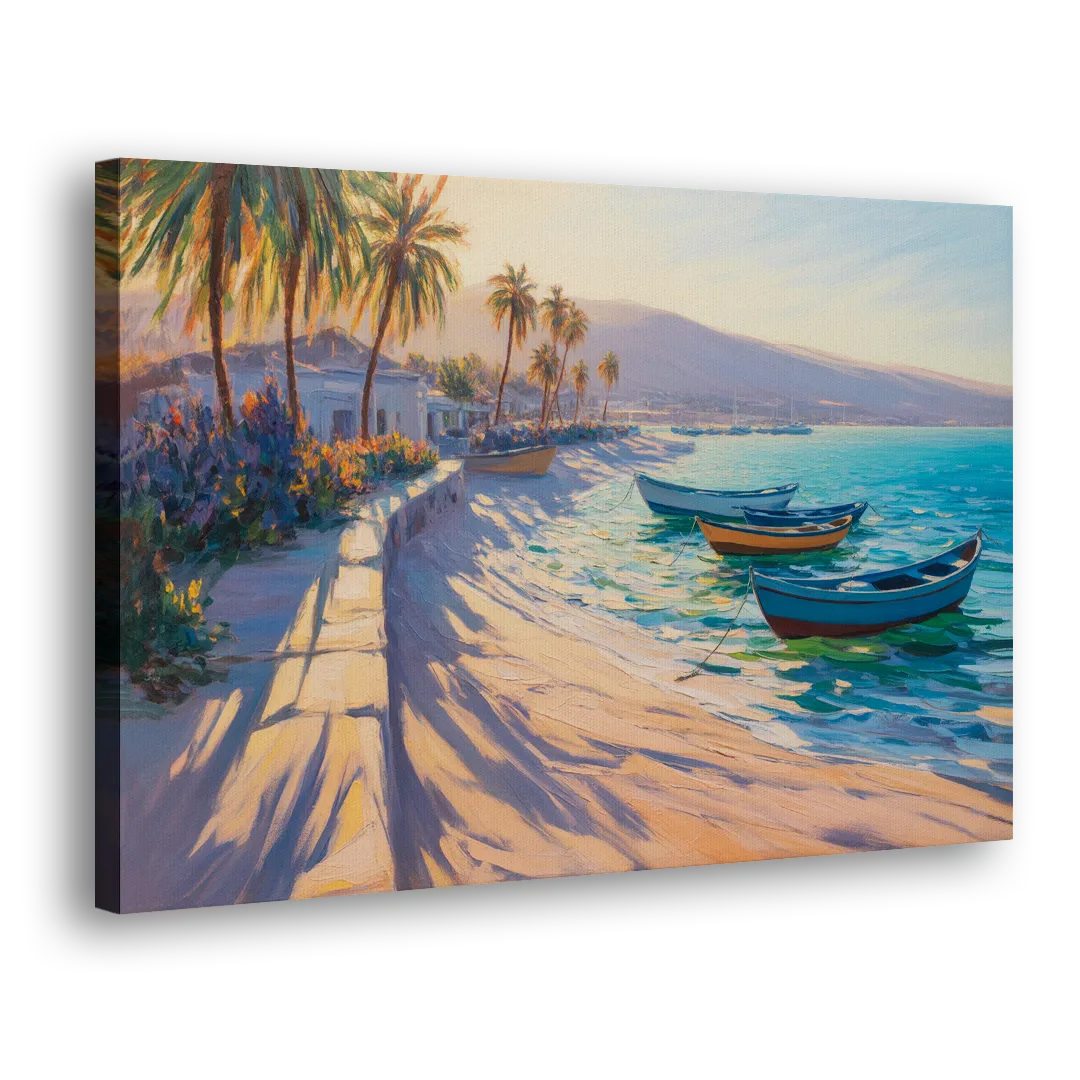 La Paz Palm Coast Side - Canvas Wall Art