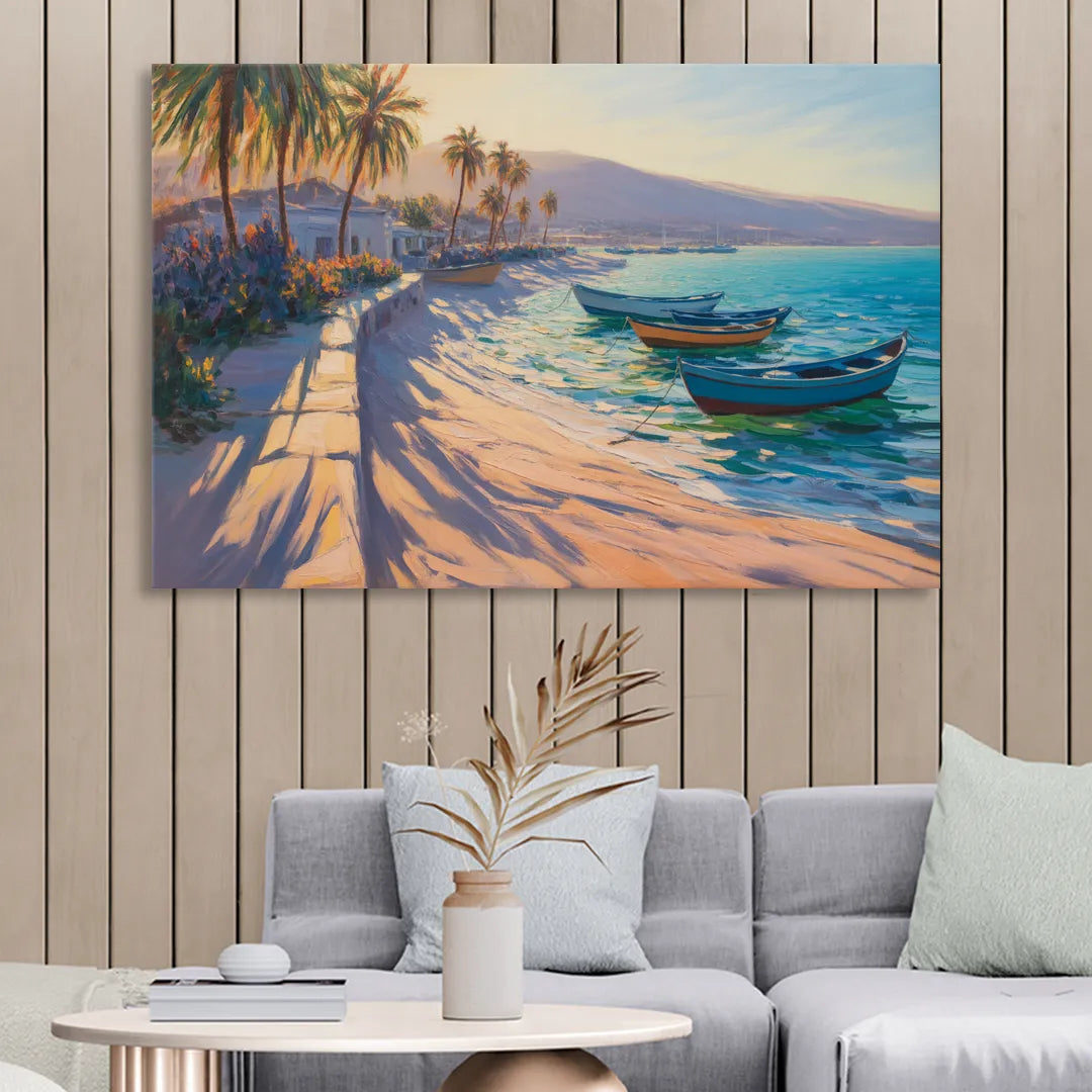 La Paz Palm Coast Living Room - Canvas Wall Art