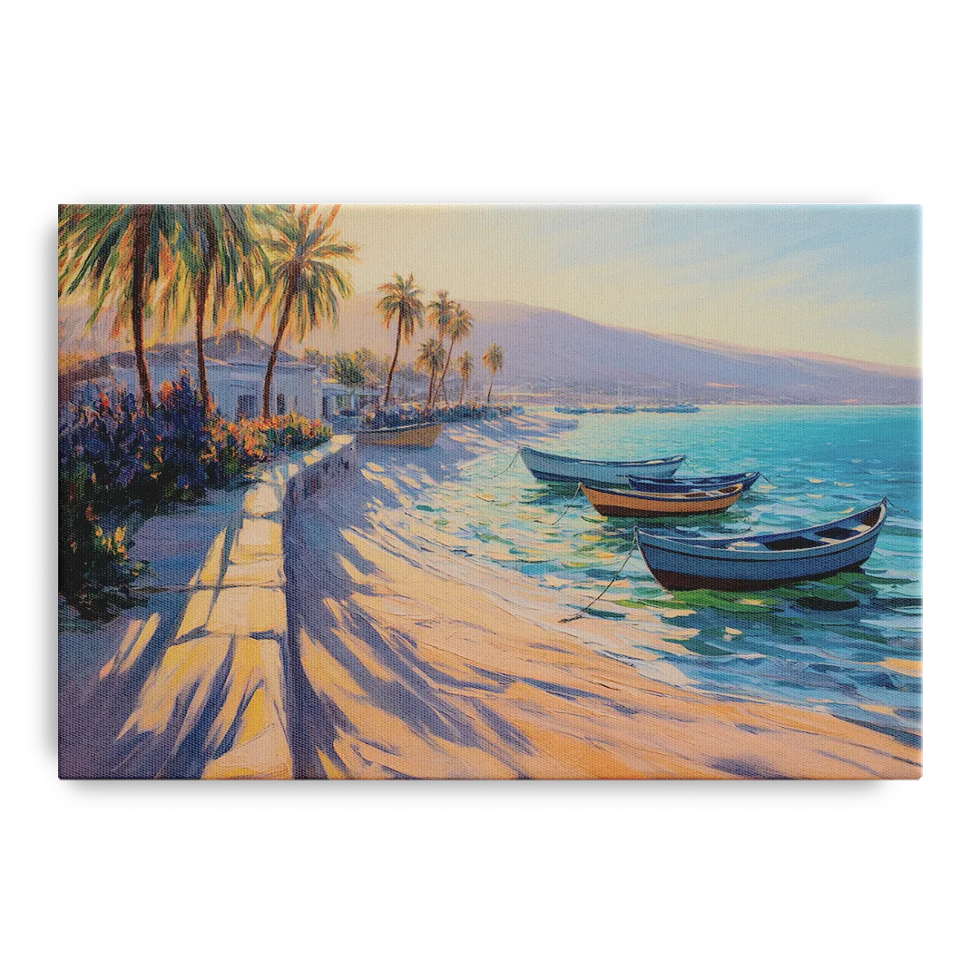 La Paz Palm Coast Front - Canvas Wall Art