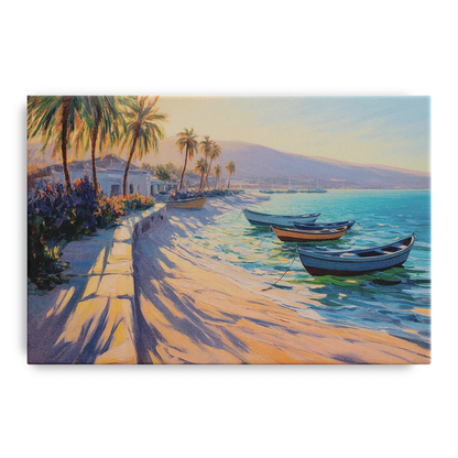 La Paz Palm Coast Front - Canvas Wall Art