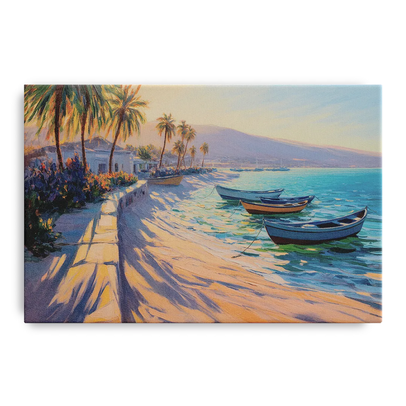 La Paz Palm Coast Front - Canvas Wall Art