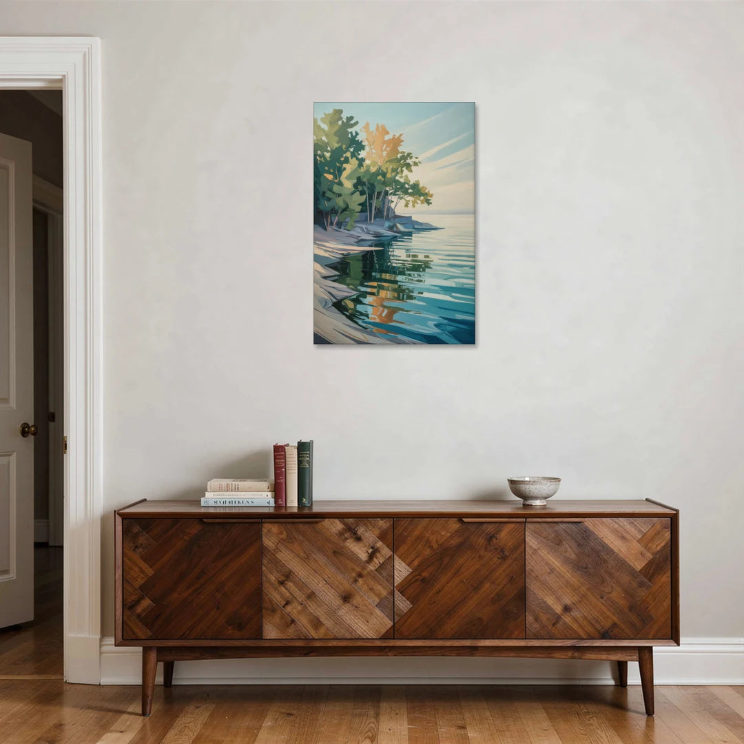 Lake Ontario Reflections - Canvas Wall Art - Coffee Table - 24x36