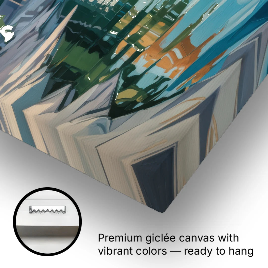 Lake Ontario Reflections - Canvas Wall Art - Gallery Wrap Corner