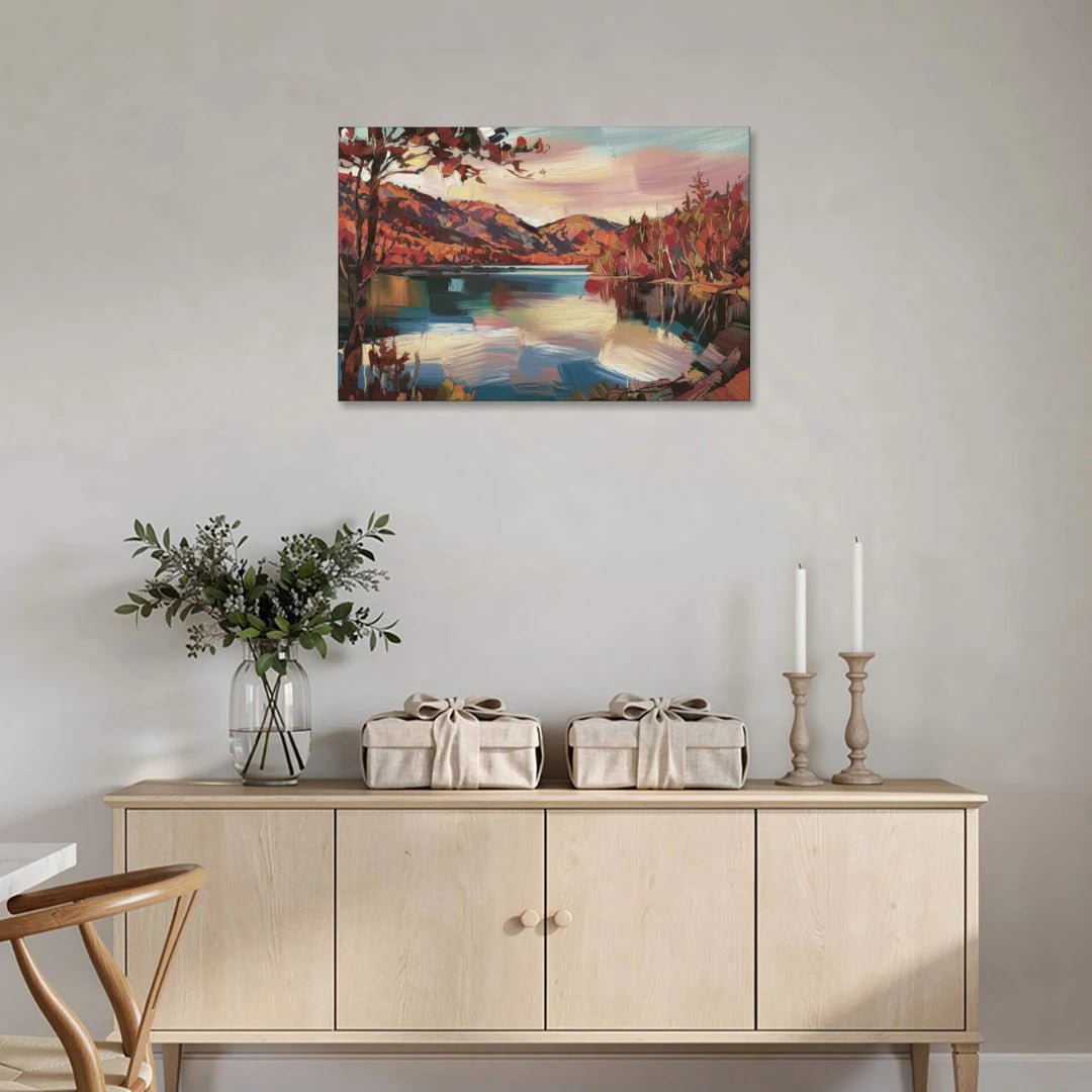 Lake Placid Adirondack Serenity - Canvas Wall Art - Coffee Table - 36x24
