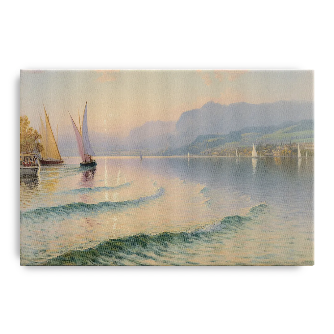 Lake Zurich Vista Front - Canvas Wall Art