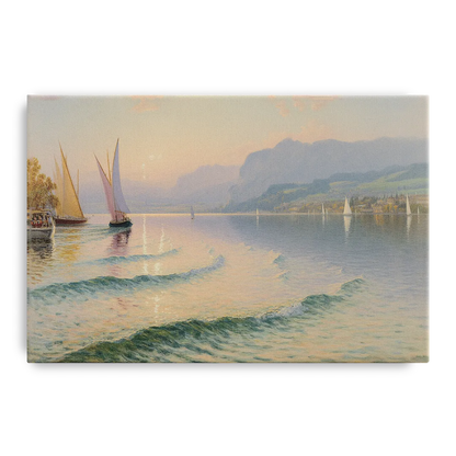 Lake Zurich Vista Front - Canvas Wall Art