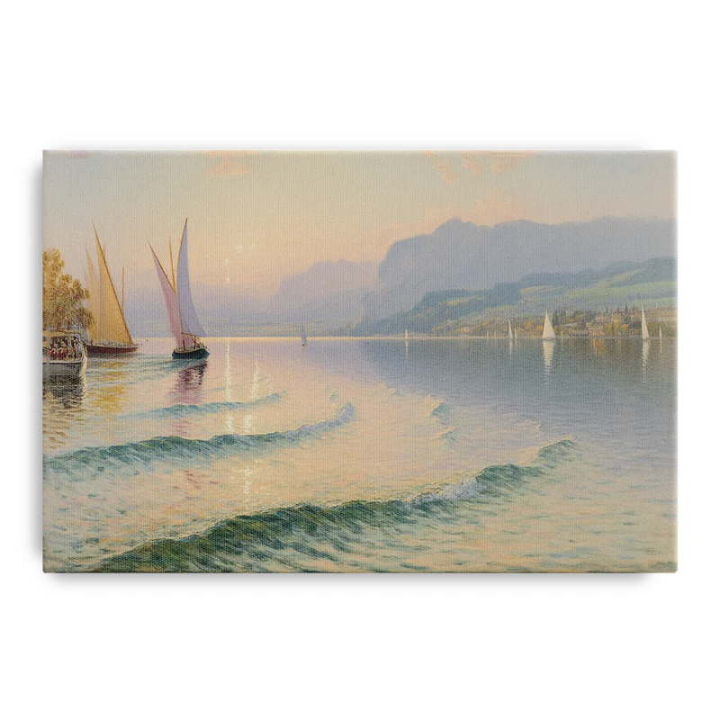 Lake Zurich Vista Front - Canvas Wall Art