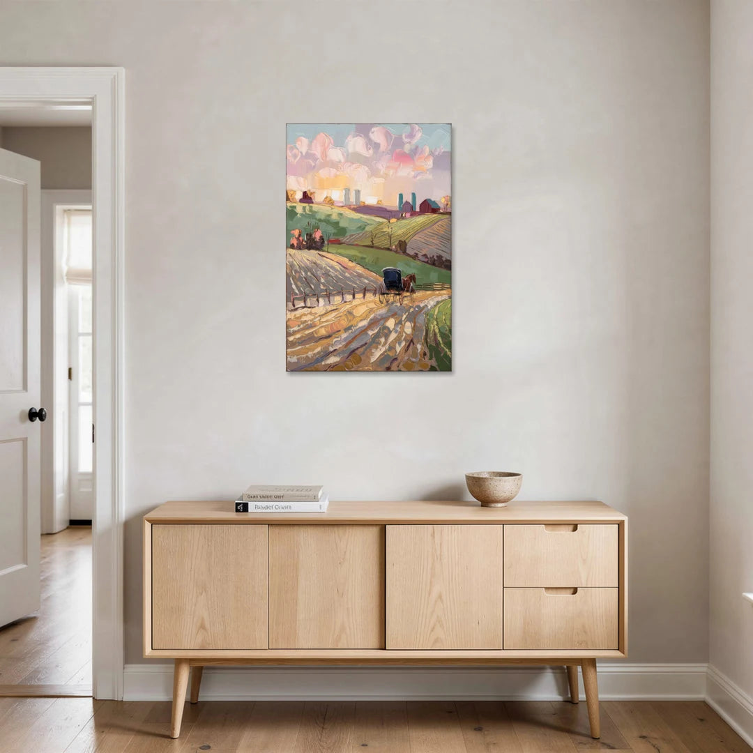 Lancaster Amish Farmlands - Canvas Wall Art - Coffee Table - 24x36
