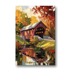 Lancaster Covered Bridges - Canvas Wall Art - Front