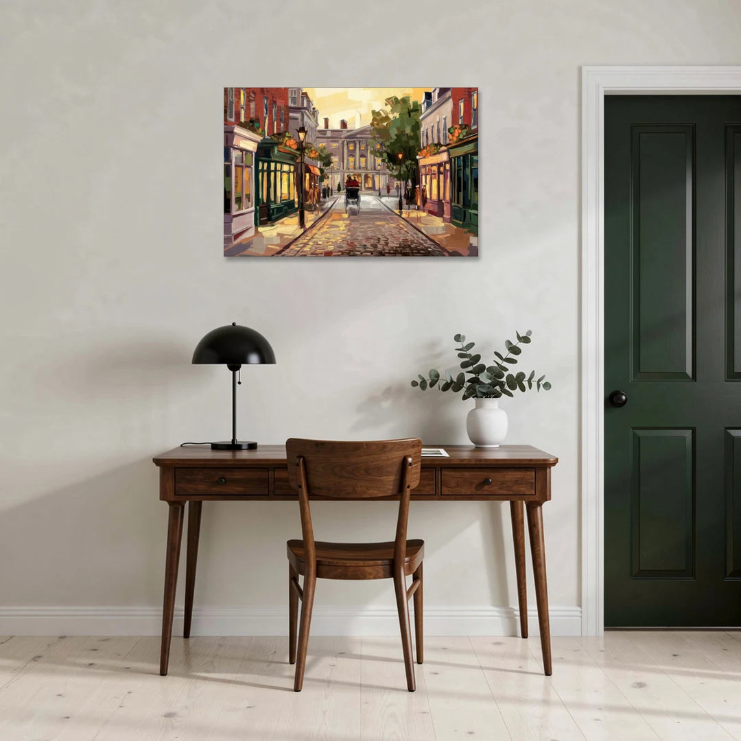 Lancaster Historic Downtown - Canvas Wall Art - Office - 36x24