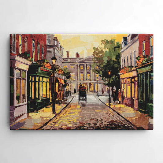 Lancaster Historic Downtown - Canvas Wall Art