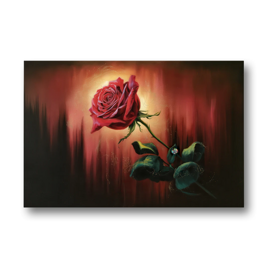 Lancaster Red Rose City Heritage - Canvas Wall Art - Front
