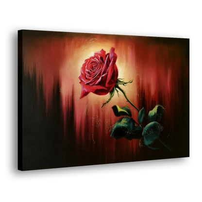 Lancaster Red Rose City Heritage - Canvas Print Art Sides