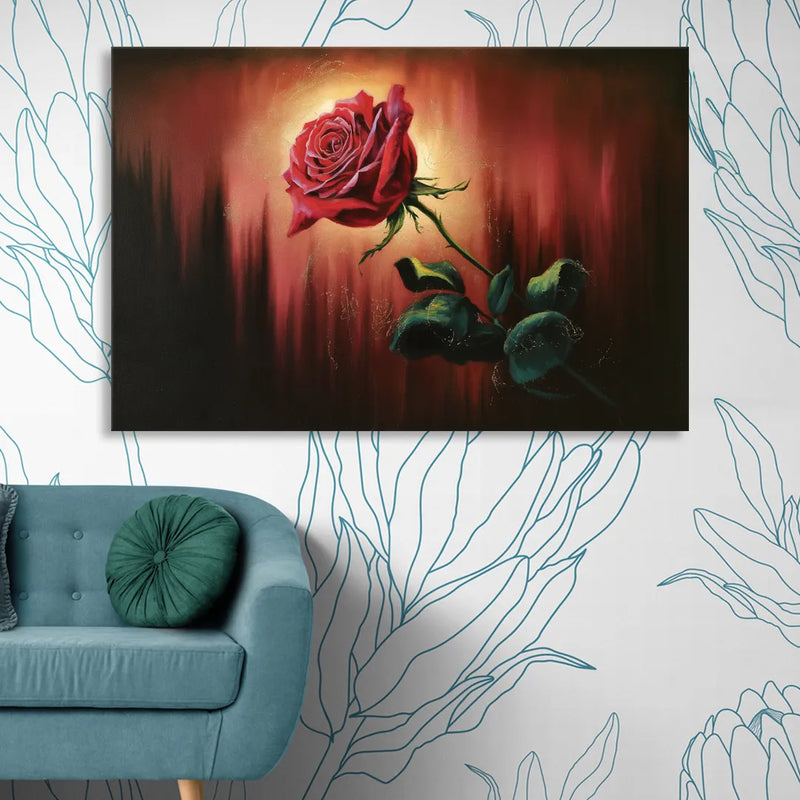 Lancaster Red Rose City Heritage Sitting Room - Canvas Wall Art