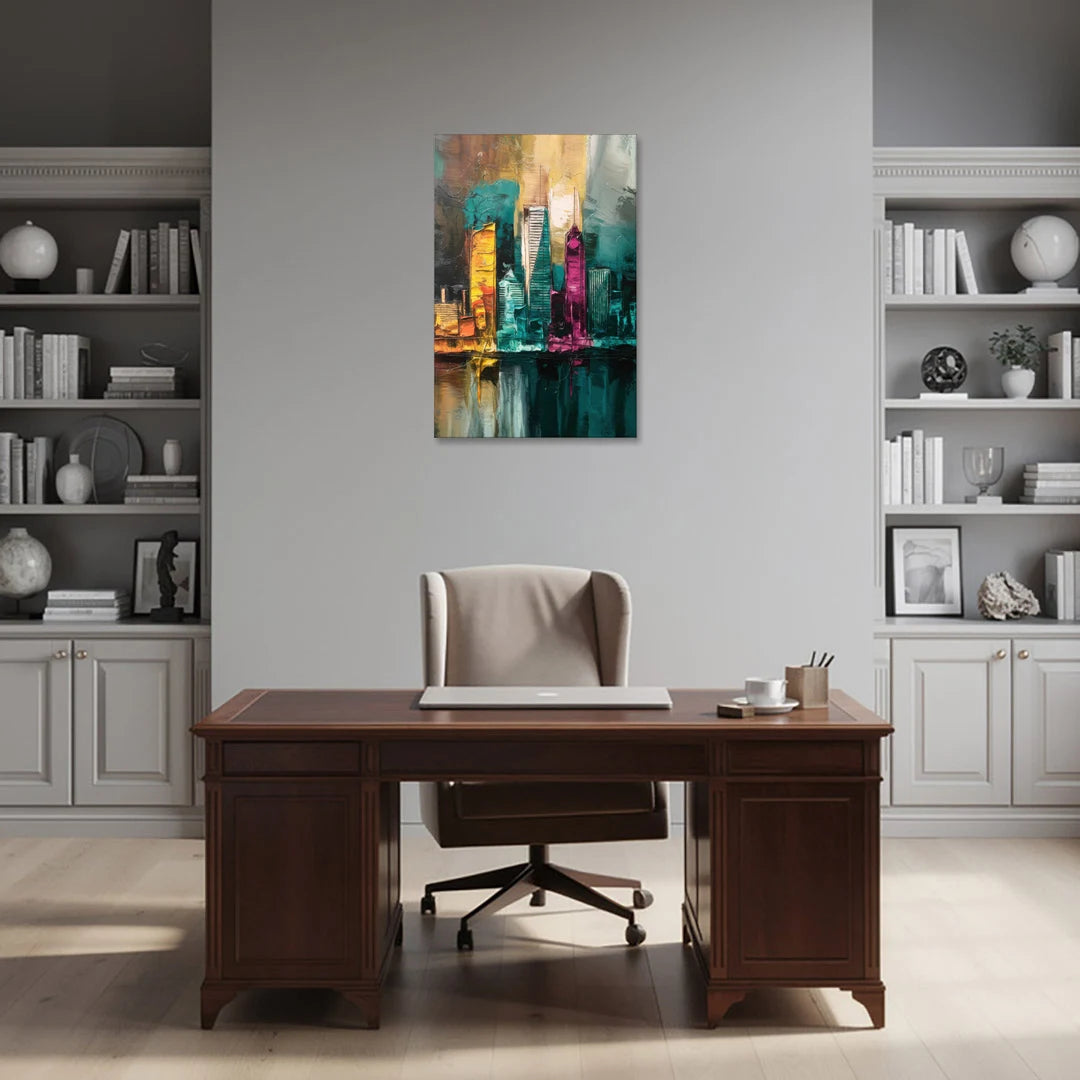 Lancaster Scenic Skyline - Canvas Wall Art - Office - 24x36