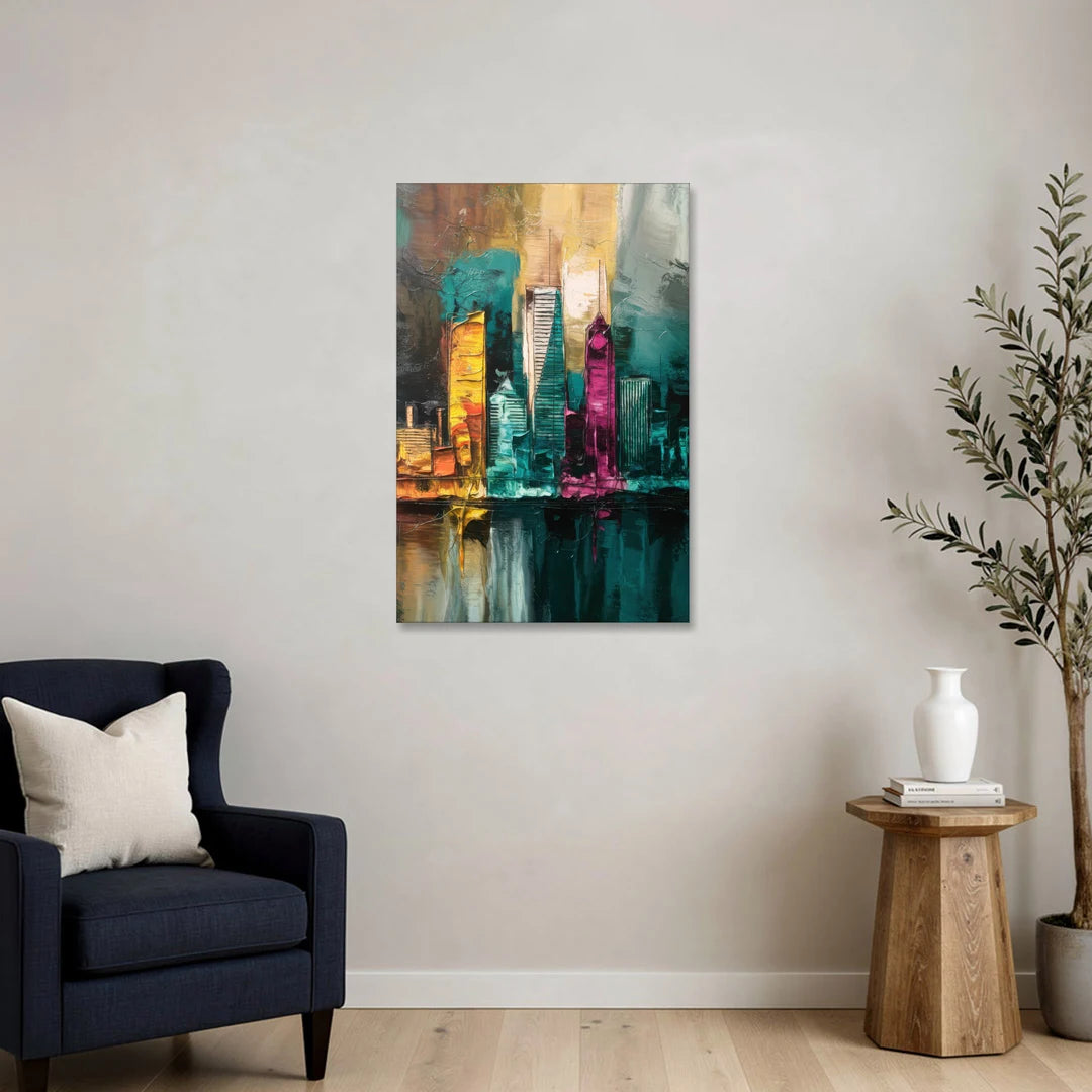 Lancaster Scenic Skyline - Canvas Wall Art - Sofa - 24x36