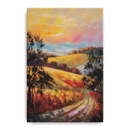 Lancaster Sunset Views Front - Canvas Wall Art