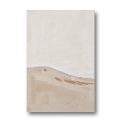Large Minimalist Wall Art of a Clay Slope - Canvas Wall Art - Front