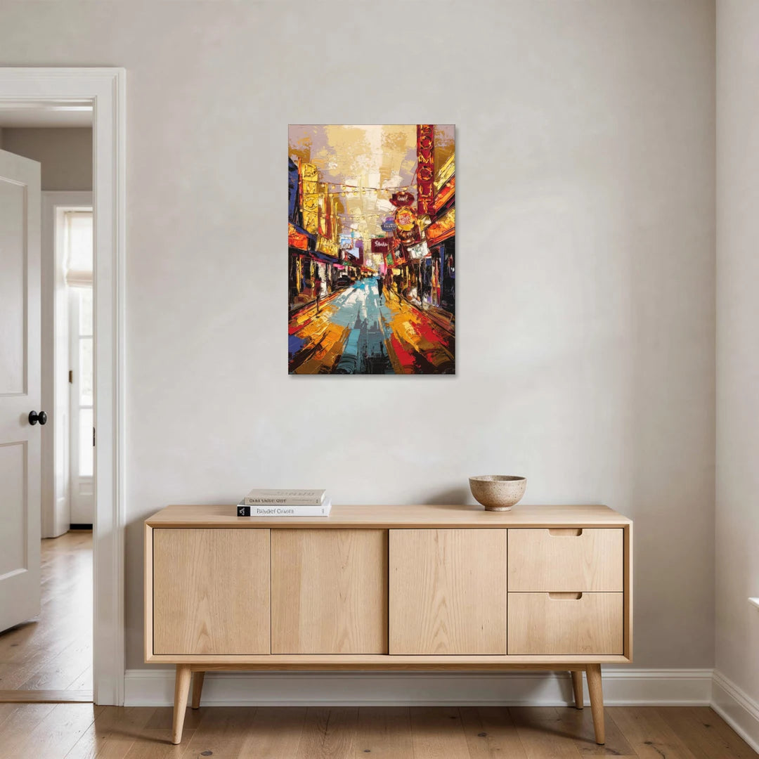 Las Vegas Fremont Street - Canvas Wall Art - Coffee Table - 24x36