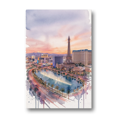 Las Vegas Iconic Strip - Canvas Wall Art - Front