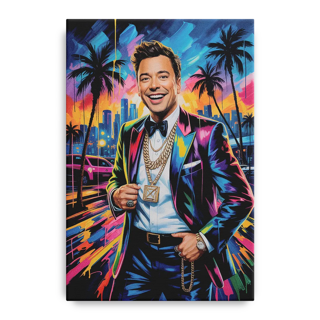 Late Laughs 2.0 - Canvas Wall Art