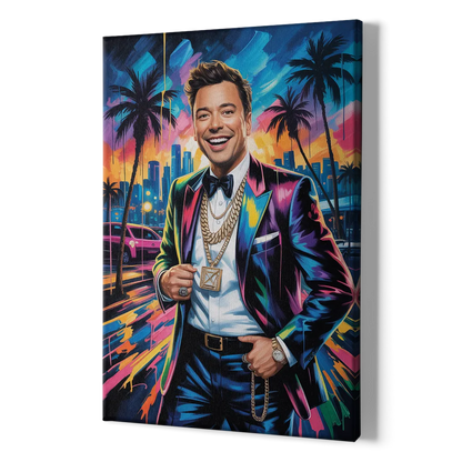 Late Laughs 2.0 - Canvas Print Art Sides