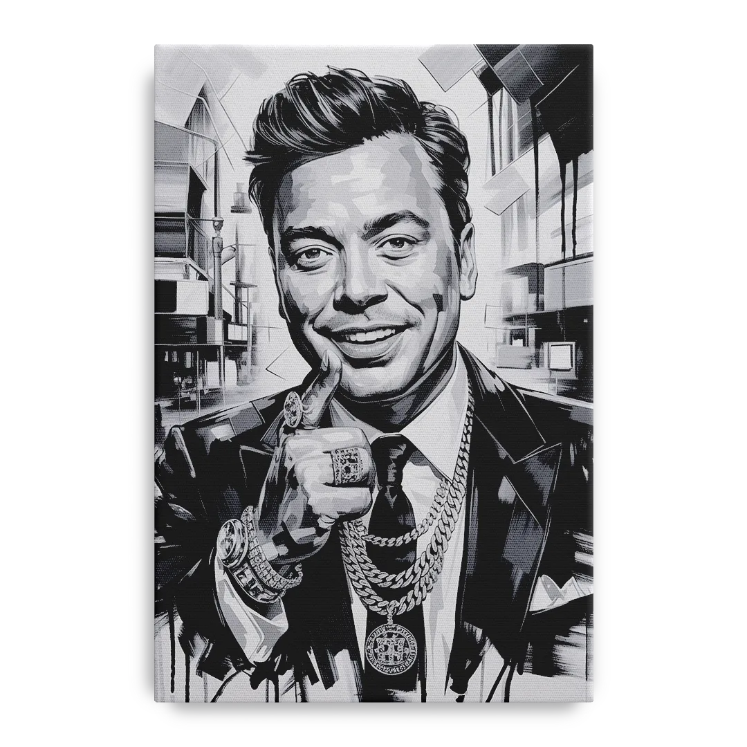 Late Laughs - Canvas Wall Art