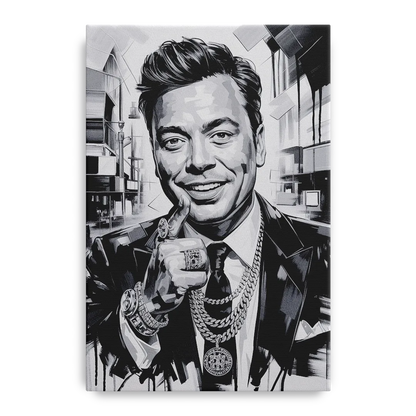 Late Laughs - Canvas Wall Art
