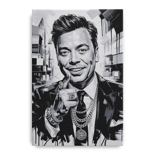 Late Laughs - Canvas Wall Art
