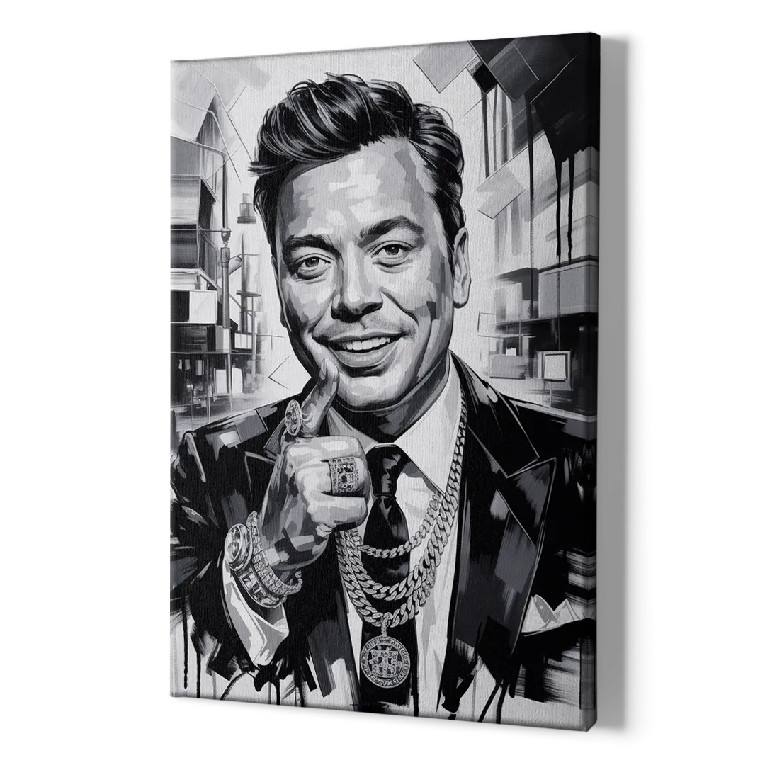Late Laughs - Canvas Print Art Sides