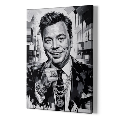 Late Laughs - Canvas Print Art Sides
