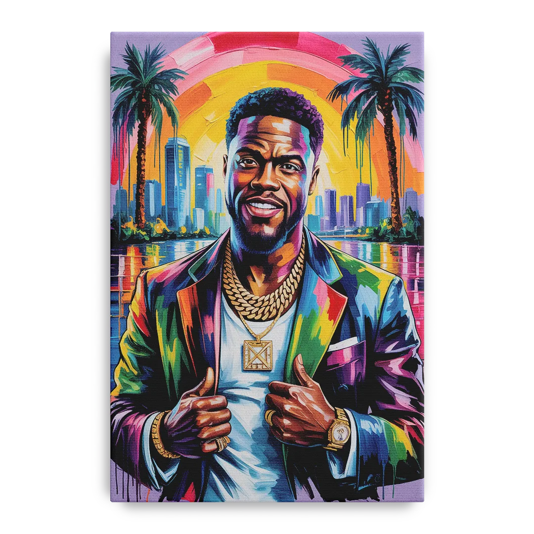 Laugh Hard 2.0 - Canvas Wall Art
