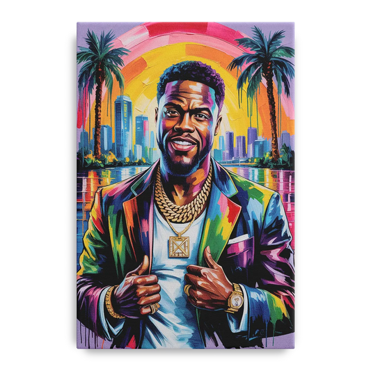 Laugh Hard 2.0 - Canvas Wall Art