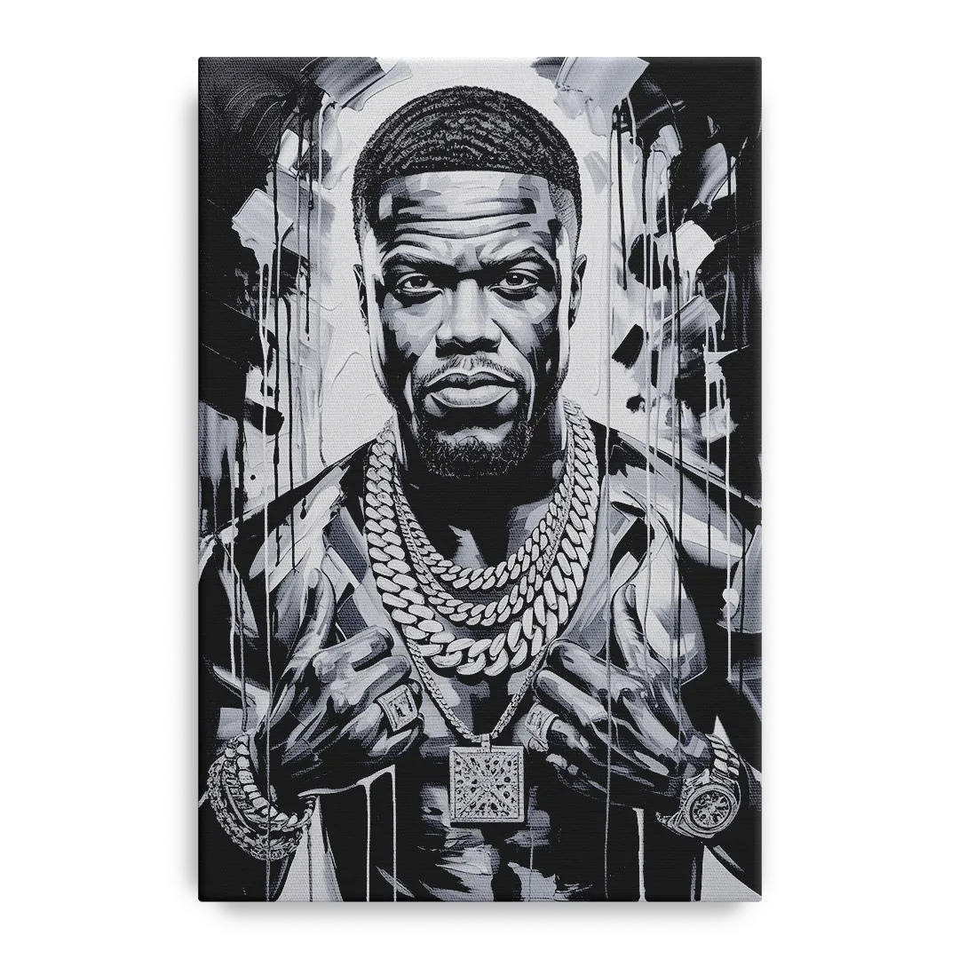 Laugh Hard Front - Canvas Wall Art