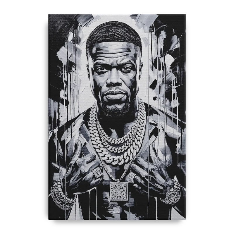 Laugh Hard Front - Canvas Wall Art