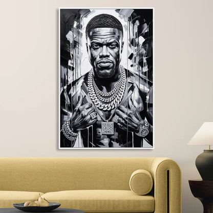 Laugh Hard Sitting Room - White Canvas Wall Art