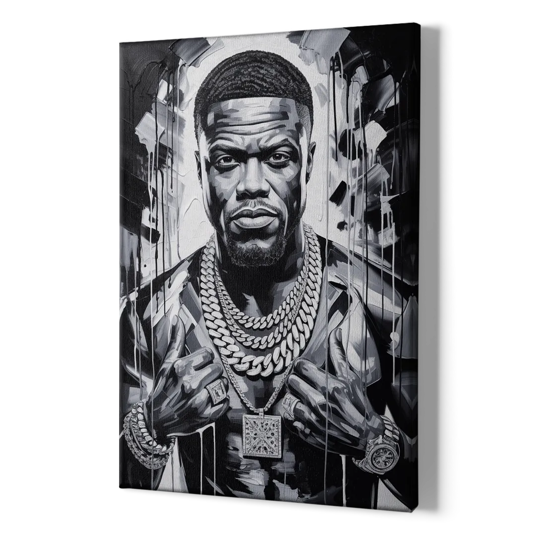 Laugh Hard - Canvas Print Art Sides