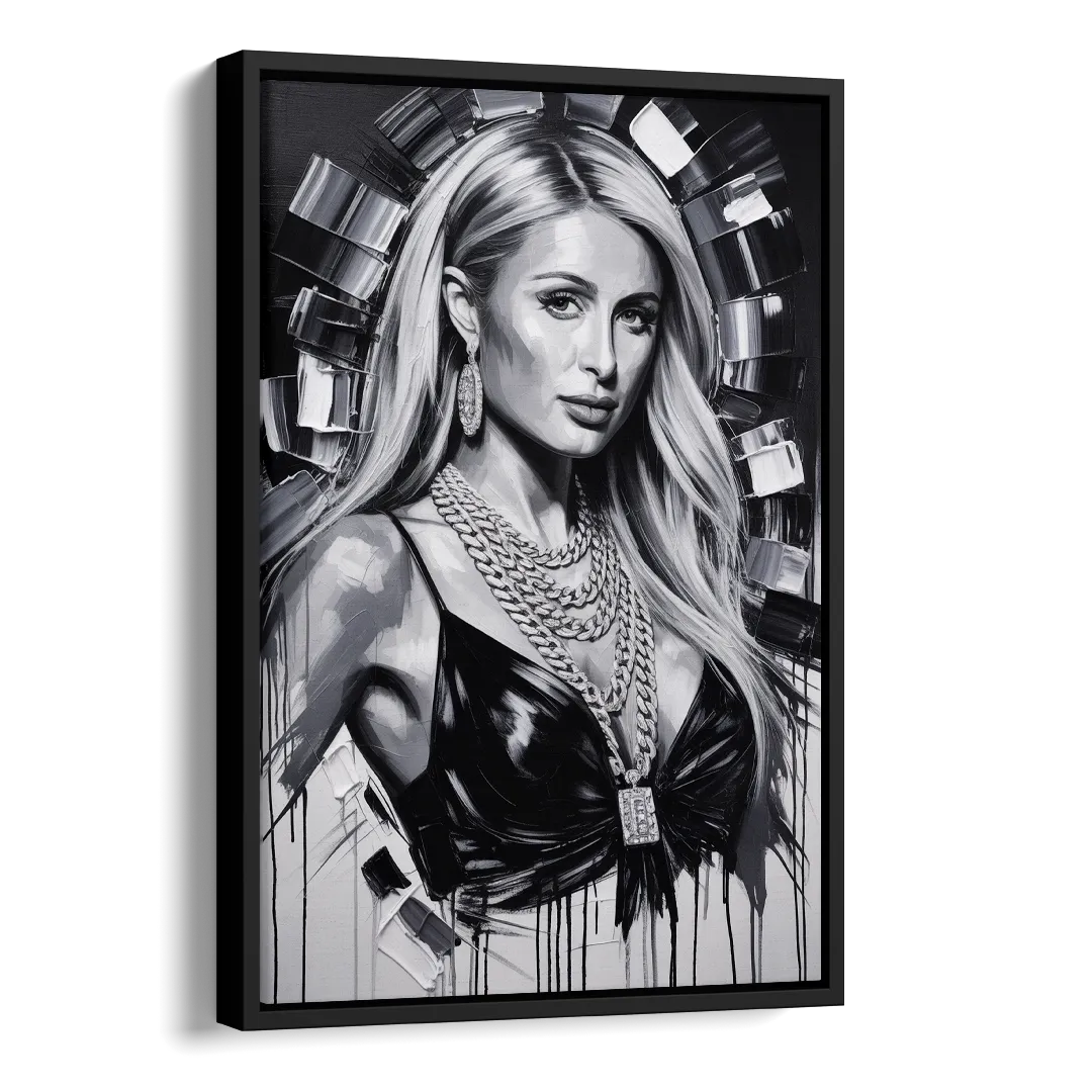 Legacy 2.0 Side - Black Canvas Wall Art