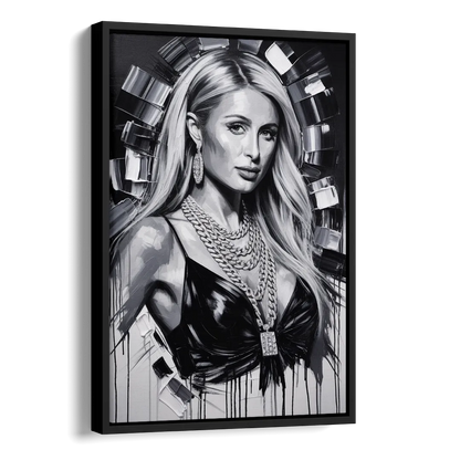 Legacy 2.0 Side - Black Canvas Wall Art