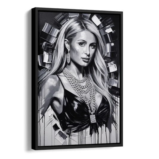 Legacy 2.0 Side - Black Canvas Wall Art