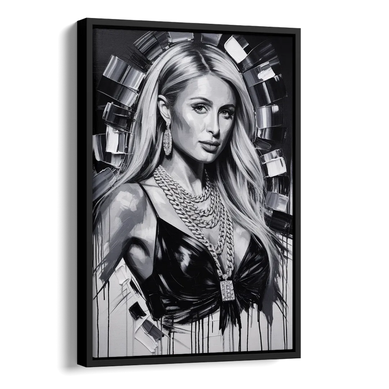 Legacy 2.0 Side - Black Canvas Wall Art