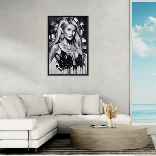 Legacy 2.0 - Living Room Black Frame Canvas