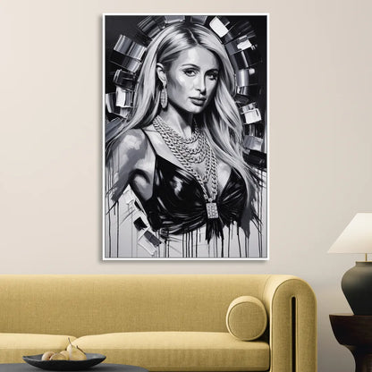 Legacy 2.0 Living Room - White Canvas Wall Art