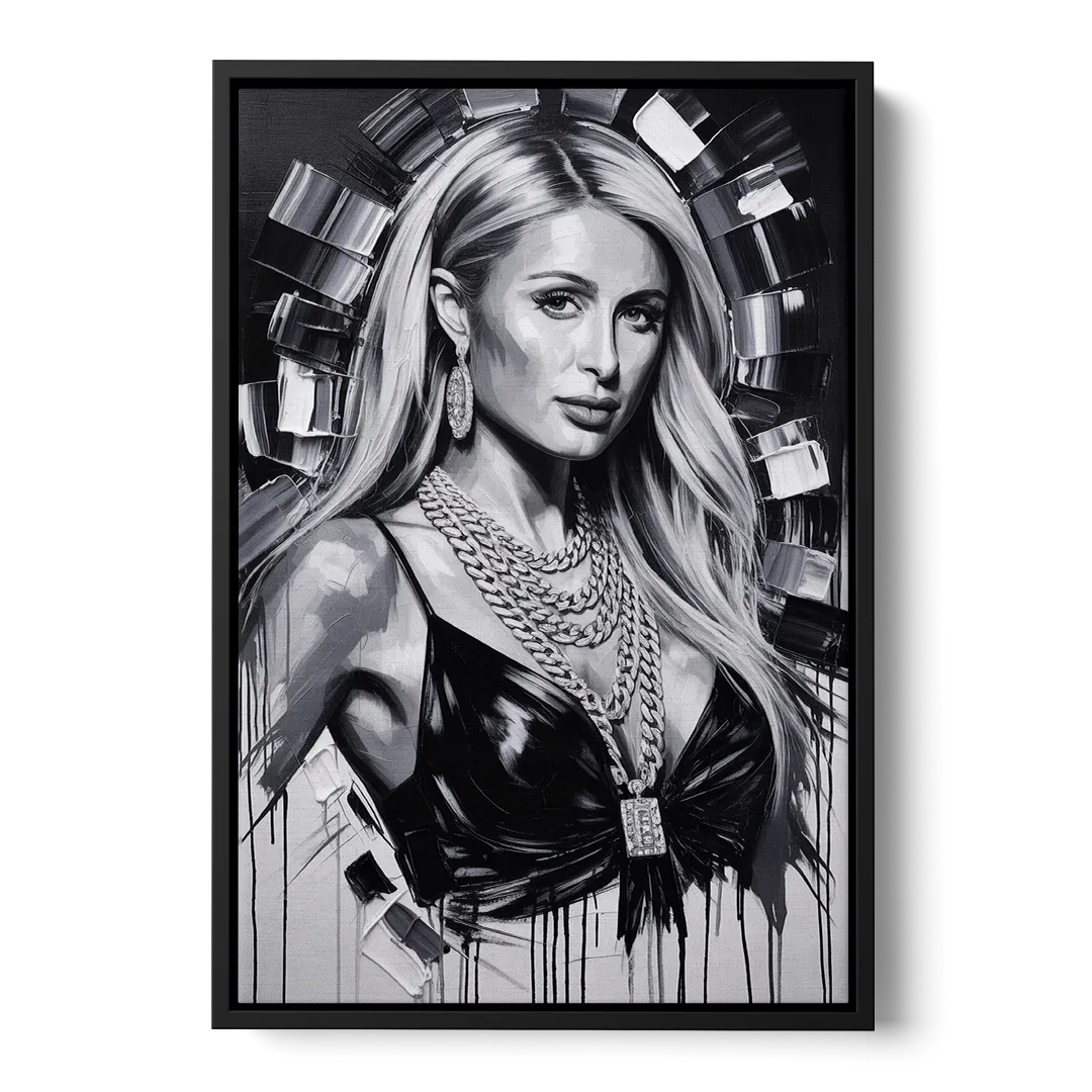 Legacy 2.0 Front - Black Canvas Wall Art