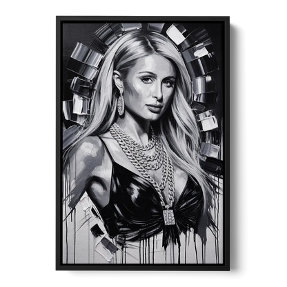 Legacy 2.0 Front - Black Canvas Wall Art