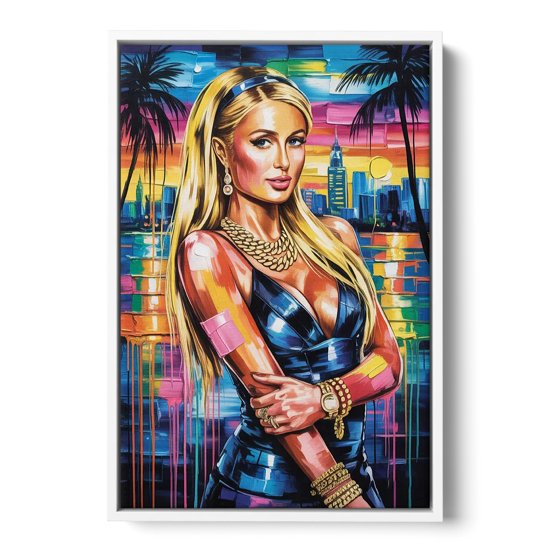 Legacy Front - White Canvas Wall Art