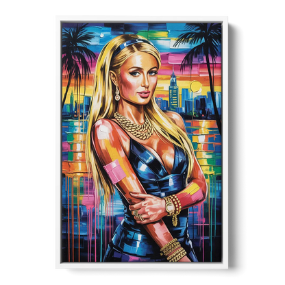 Legacy Front - White Canvas Wall Art